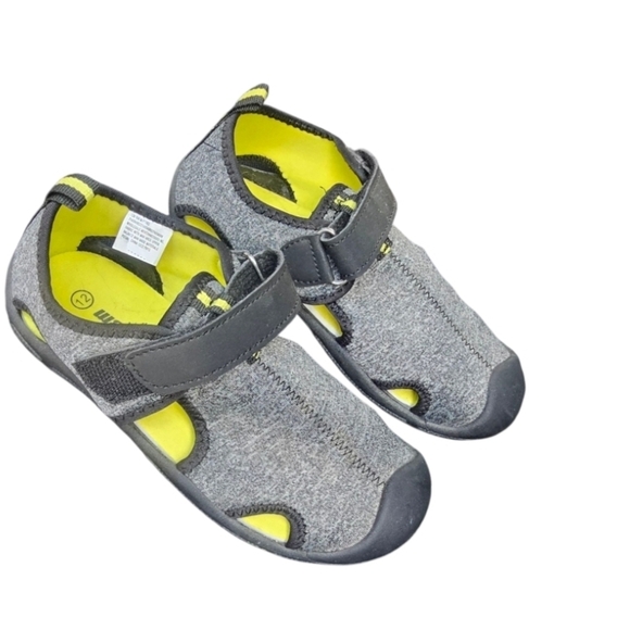 Kids Water Shoes in Gray and Yellow - Picture 1 of 2